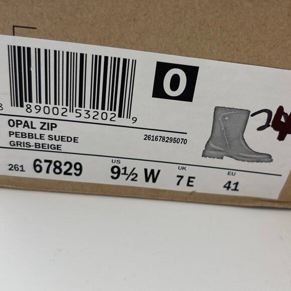 Clarks Opal Zip boots Convertible Ankle or Mid-Calf Boots Size 9.5 WIDE NEW - Picture 13 of 14